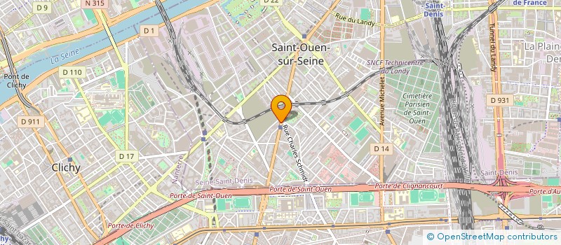 localisation de l'entreprise MONSIEUR ROBERT DIGAUD à SAINT-OUEN-SUR-SEINE