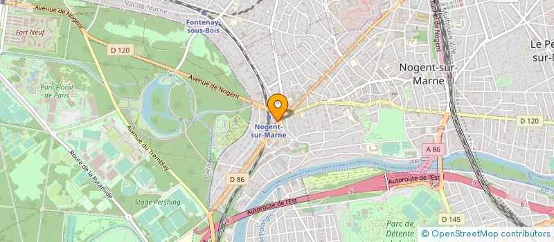 localisation de l'entreprise MONSIEUR ROBERT DIRAND à NOGENT-SUR-MARNE