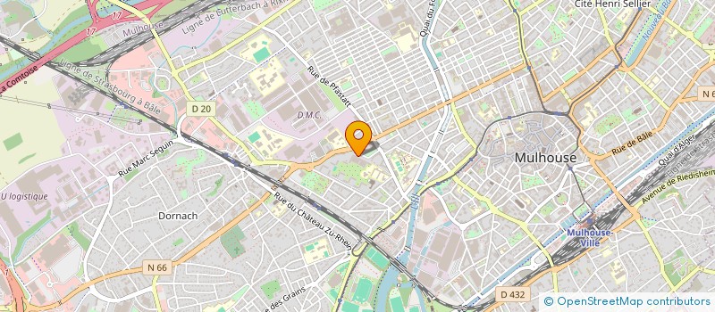 localisation de l'entreprise MONSIEUR ROBERT DOMAIN  MULHOUSE