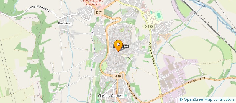 localisation de l'entreprise MONSIEUR ROBERT DONGOIS à LANGRES