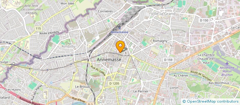 localisation de l'entreprise MONSIEUR ROBERT DONNELLAN  ANNEMASSE