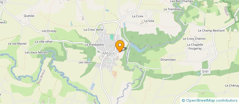 localisation de l'entreprise MONSIEUR ROBERT DONOVAN à MEGRIT
