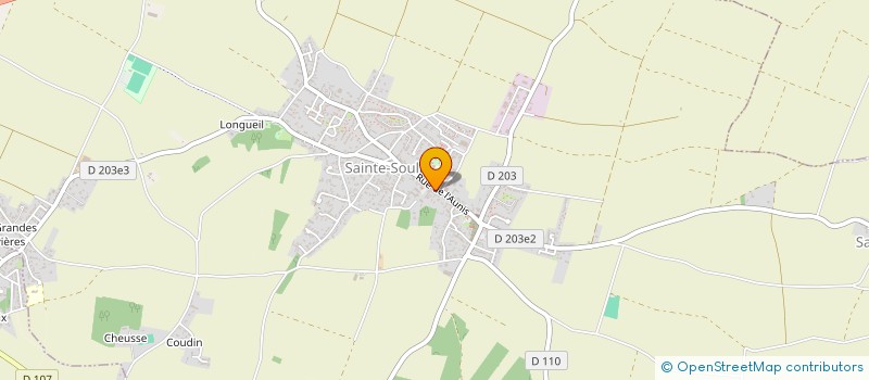 localisation de l'entreprise MONSIEUR ROBERT DORIN  SAINTE-SOULLE