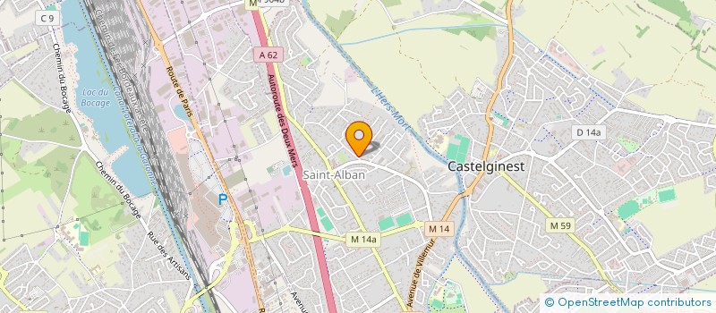 localisation de l'entreprise MONSIEUR ROBERT DORLEAC  SAINT-ALBAN