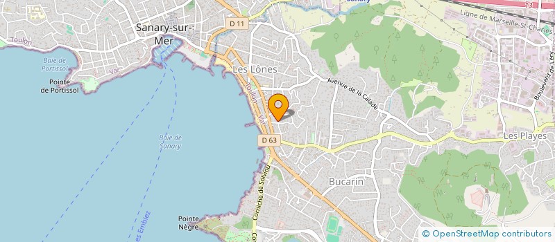 localisation de l'entreprise MONSIEUR ROBERT DOUSTEYSSIER à SIX-FOURS-LES-PLAGES