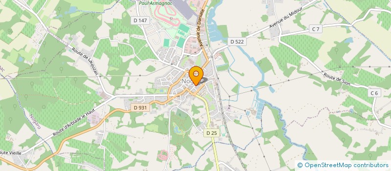 localisation de l'entreprise MONSIEUR ROBERT DROUARD à NOGARO