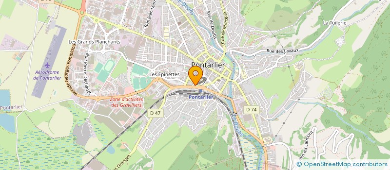 localisation de l'entreprise MONSIEUR ROBERT DROZ-BARTHOLET à PONTARLIER