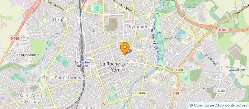 localisation de l'entreprise MONSIEUR ROBERT DUBOIS à LA ROCHE-SUR-YON