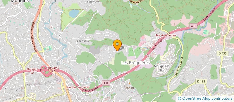 localisation de l'entreprise MONSIEUR ROBERT DUBOIS à MOUGINS