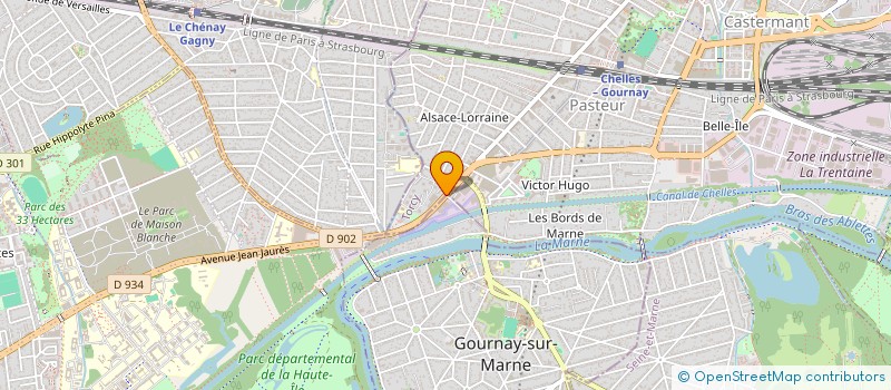 localisation de l'entreprise MONSIEUR ROBERT DUBOS  CHELLES