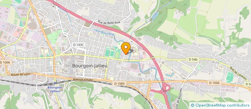 localisation de l'entreprise MONSIEUR ROBERT DUFOUR à BOURGOIN-JALLIEU