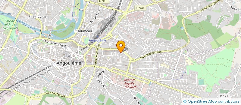 localisation de l'entreprise MONSIEUR ROBERT DUGARCEIN à ANGOULEME