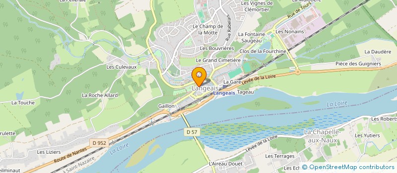 localisation de l'entreprise MONSIEUR ROBERT DUMARTIN à LANGEAIS