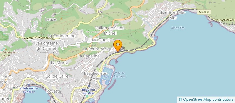 localisation de l'entreprise MONSIEUR ROBERT DUMORTIER à BEAULIEU-SUR-MER