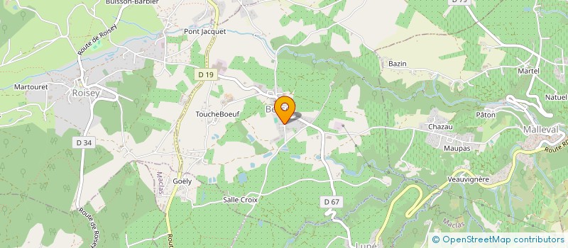 localisation de l'entreprise MONSIEUR ROBERT DUMOULIN  BESSEY