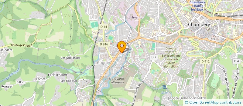 localisation de l'entreprise MONSIEUR ROBERT DUNAND  COGNIN