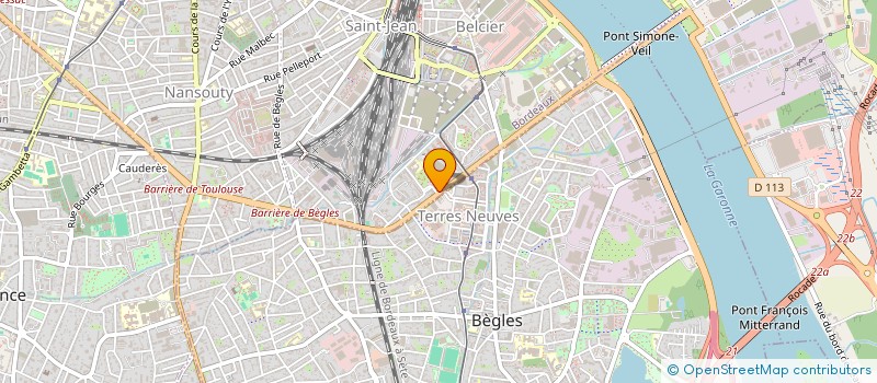 localisation de l'entreprise MONSIEUR ROBERT DUPONT  BORDEAUX