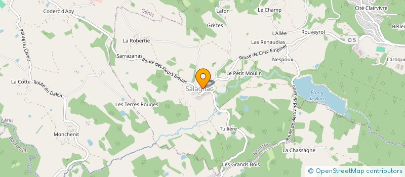 localisation de l'entreprise MONSIEUR ROBERT DURAND à EXCIDEUIL