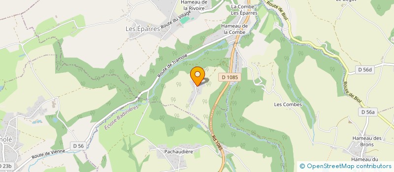 localisation de l'entreprise MONSIEUR ROBERT DURAND  LES EPARRES