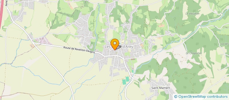 localisation de l'entreprise MONSIEUR ROBERT DURIEUX  LES COTES D'AREY