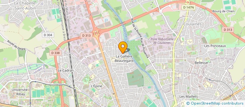 localisation de l'entreprise MONSIEUR ROBERT DUTERTRE  LE MANS