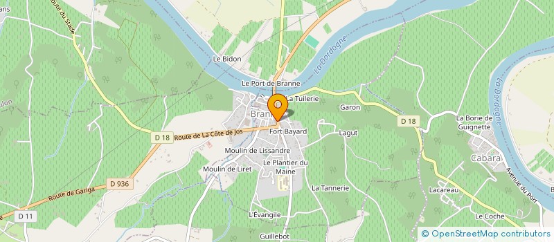 localisation de l'entreprise MONSIEUR ROBERT DUTRENIT  BRANNE