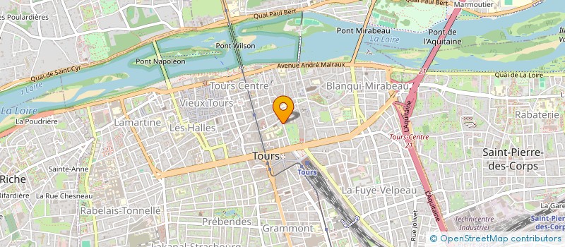localisation de l'entreprise MONSIEUR ROBERT DYS ROBERT  TOURS