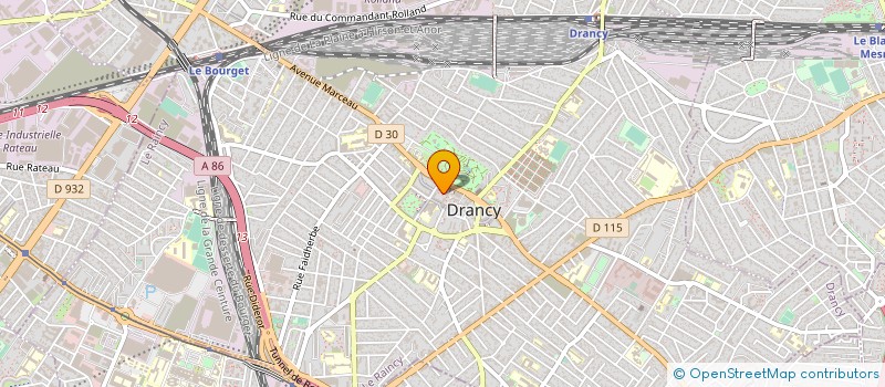 localisation de l'entreprise MONSIEUR ROBERT EBOUKI EYOUM  DRANCY