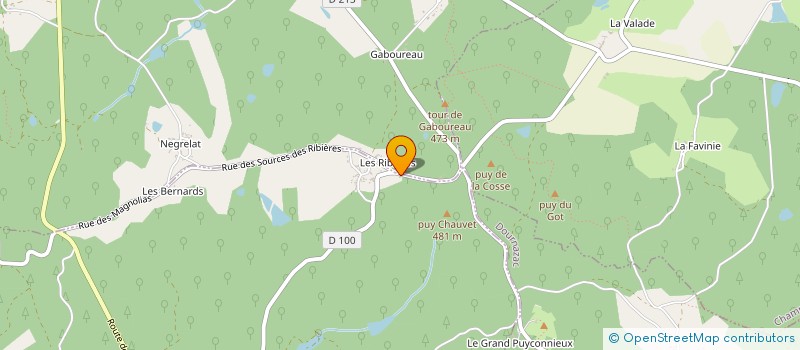 localisation de l'entreprise MONSIEUR ROBERT ECCLES à LA CHAPELLE-MONTBRANDEIX