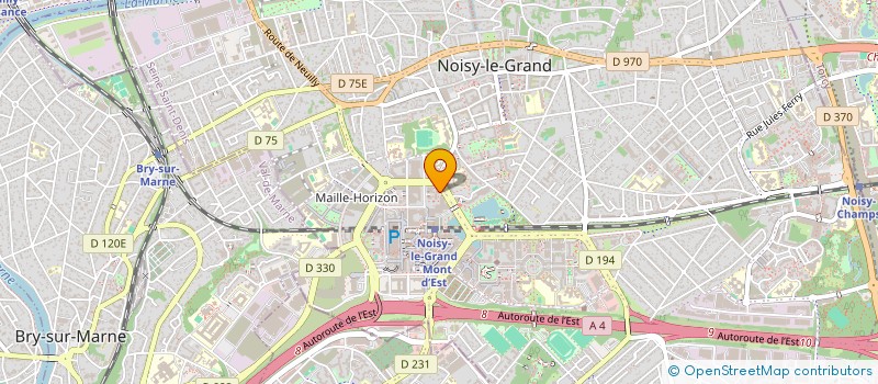 localisation de l'entreprise MONSIEUR ROBERT ELBAZE à NOISY-LE-GRAND