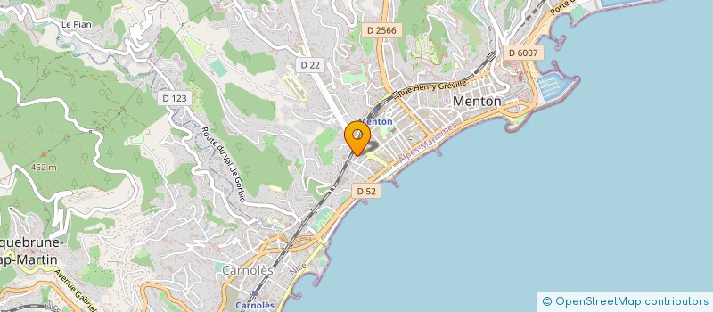 localisation de l'entreprise MONSIEUR ROBERT ENARD à MENTON