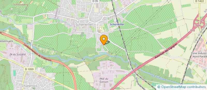 localisation de l'entreprise MONSIEUR ROBERT ENGEL  SCHERWILLER