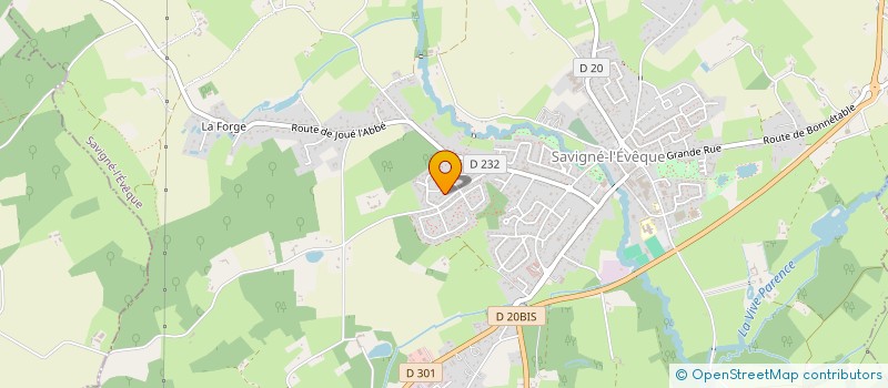 localisation de l'entreprise MONSIEUR ROBERT ENZO  SAVIGNE-L'EVEQUE