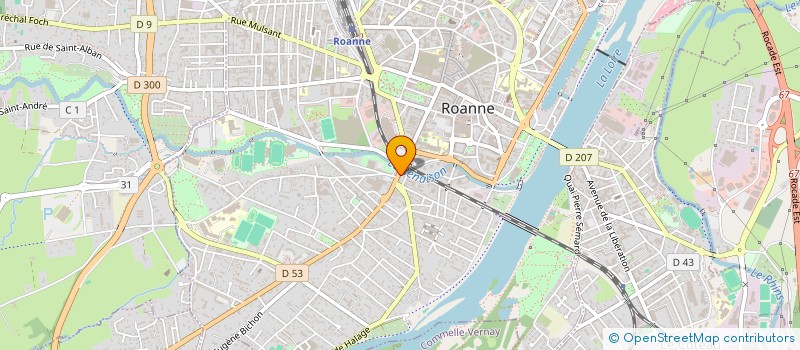 localisation de l'entreprise MONSIEUR ROBERT EPINAT à ROANNE