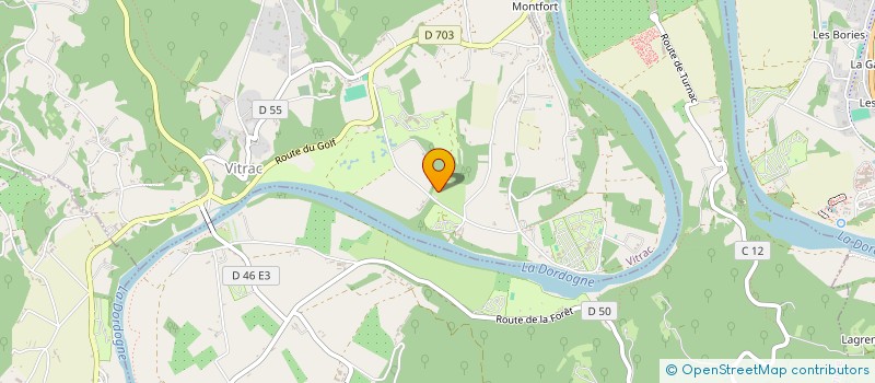 localisation de l'entreprise MONSIEUR ROBERT ESCALIER  VITRAC