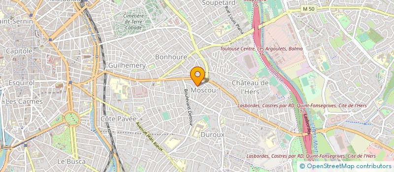 localisation de l'entreprise MONSIEUR ROBERT ESPANEL  TOULOUSE
