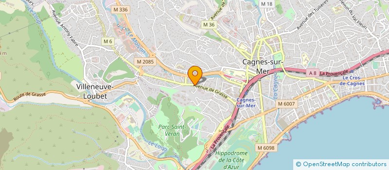 localisation de l'entreprise MONSIEUR ROBERT ESPOSITO à CAGNES-SUR-MER
