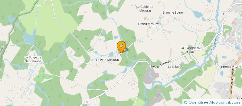 localisation de l'entreprise MONSIEUR ROBERT ETHEVE à ST YRIEIX LA PERCHE