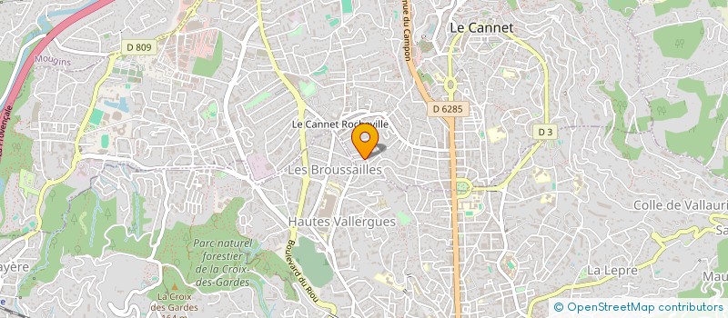 localisation de l'entreprise MONSIEUR ROBERT FABRE à LE CANNET