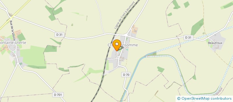 localisation de l'entreprise MONSIEUR ROBERT FAGLIN  CROIX-FONSOMME