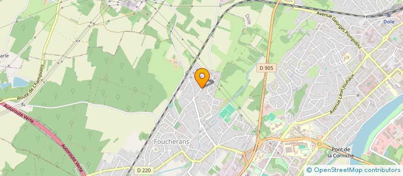 localisation de l'entreprise MONSIEUR ROBERT FAIVRE  FOUCHERANS