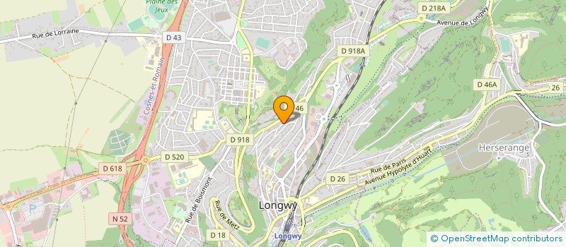 localisation de l'entreprise MONSIEUR ROBERT FAIVRE  LONGWY