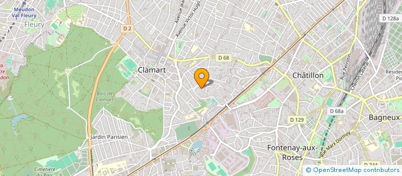 localisation de l'entreprise MONSIEUR ROBERT FALCONI à CLAMART