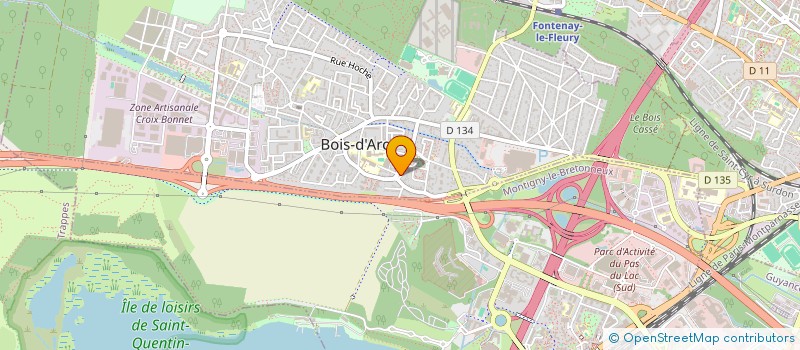 localisation de l'entreprise MONSIEUR ROBERT FALEMPIN  BOIS D ARCY