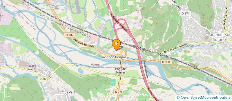 localisation de l'entreprise MONSIEUR ROBERT FARAUD  AVIGNON