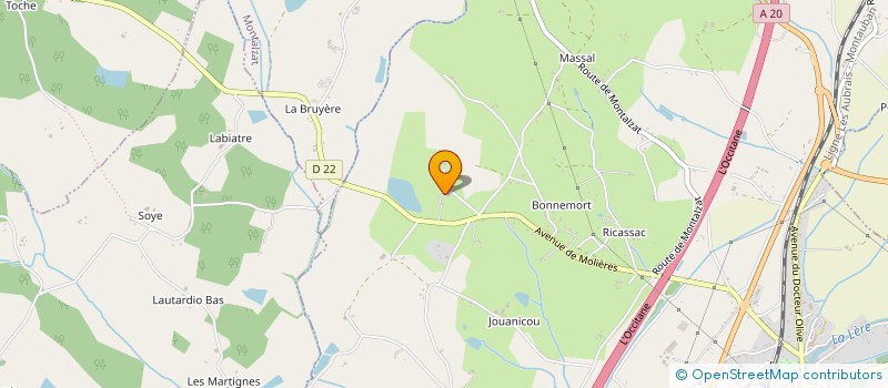 localisation de l'entreprise MONSIEUR ROBERT FAU  CAUSSADE