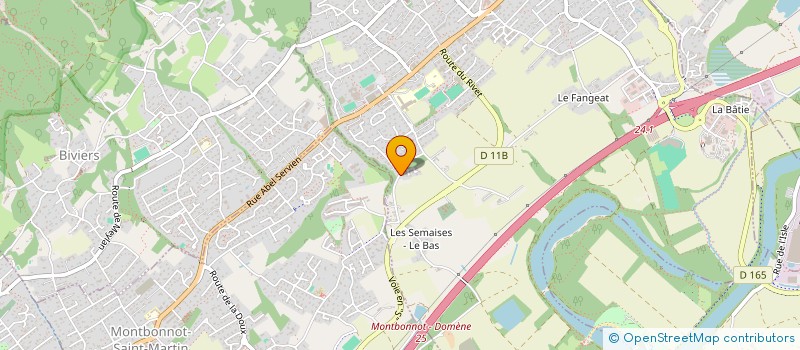 localisation de l'entreprise MONSIEUR ROBERT FAURE à SAINT-ISMIER