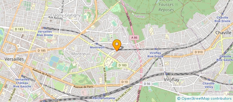 localisation de l'entreprise MONSIEUR ROBERT FAYSSE à VERSAILLES