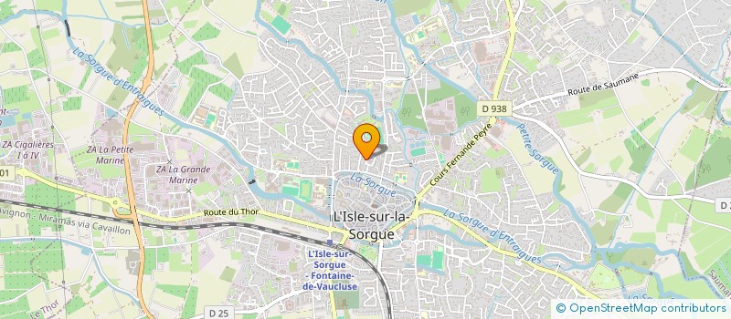 localisation de l'entreprise MONSIEUR ROBERT FELLON  L'ISLE-SUR-LA-SORGUE