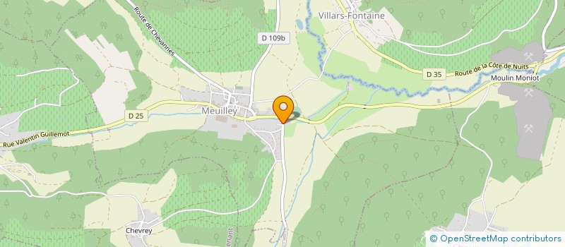 localisation de l'entreprise MONSIEUR ROBERT FERNANDEZ  MEUILLEY